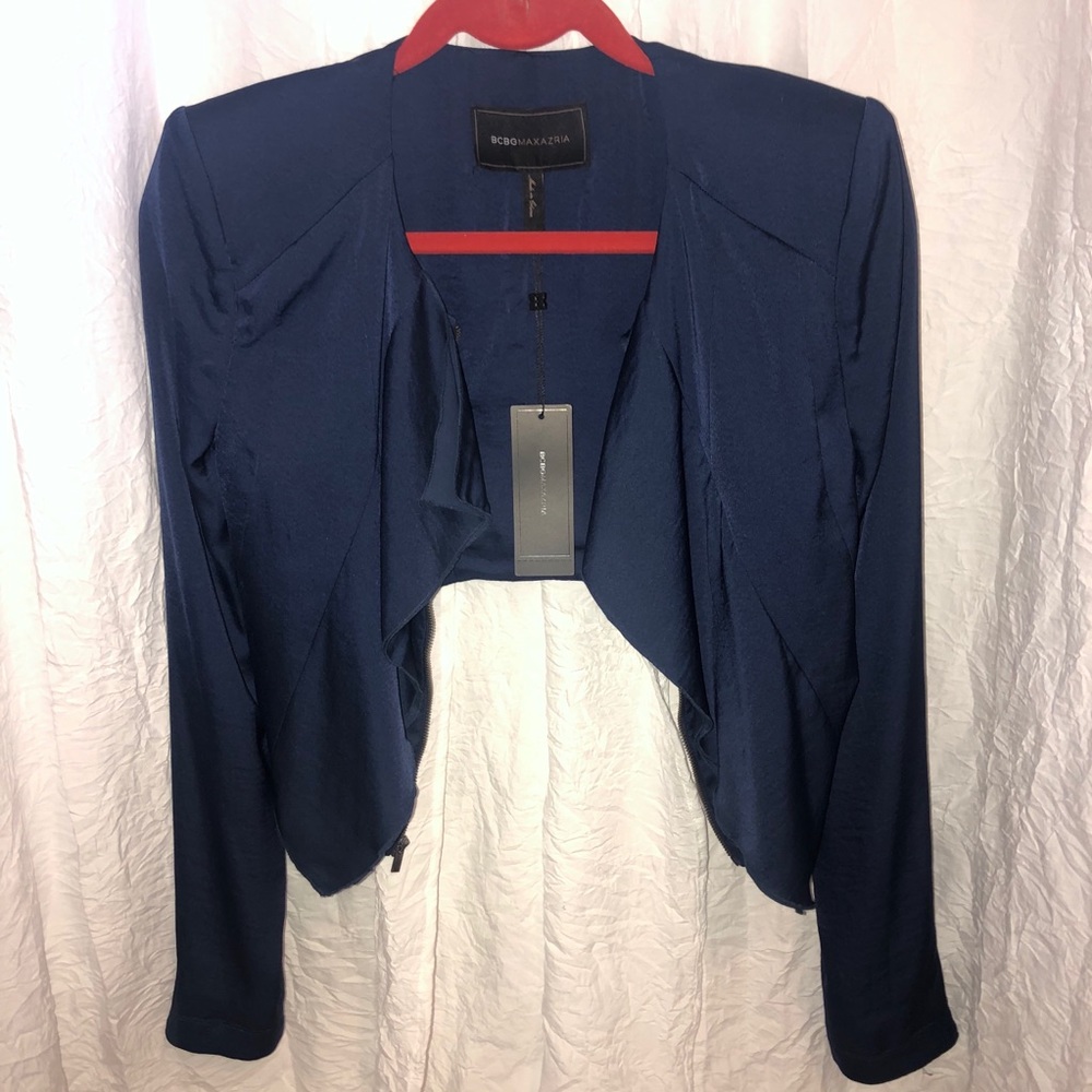NWT BCBG Maxazria navy jacket - Picture 1 of 2